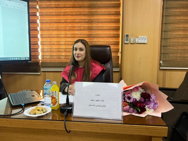 student Haja Tayfur Mohammed